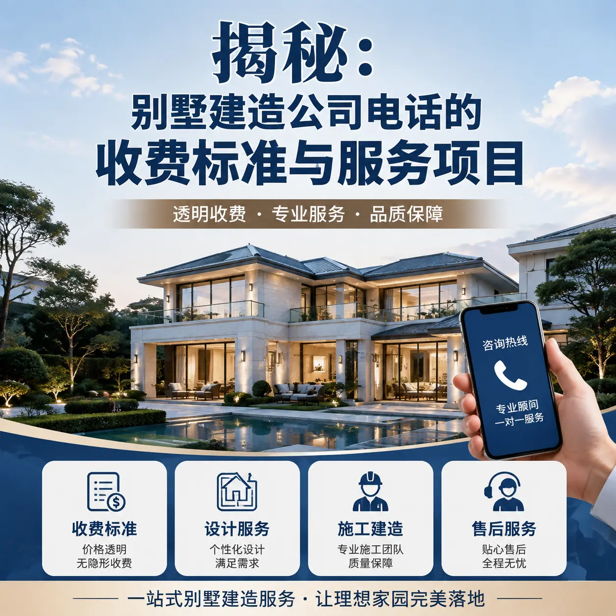 揭秘：晴隆别墅建造公司电话的收费标准与服务项目
