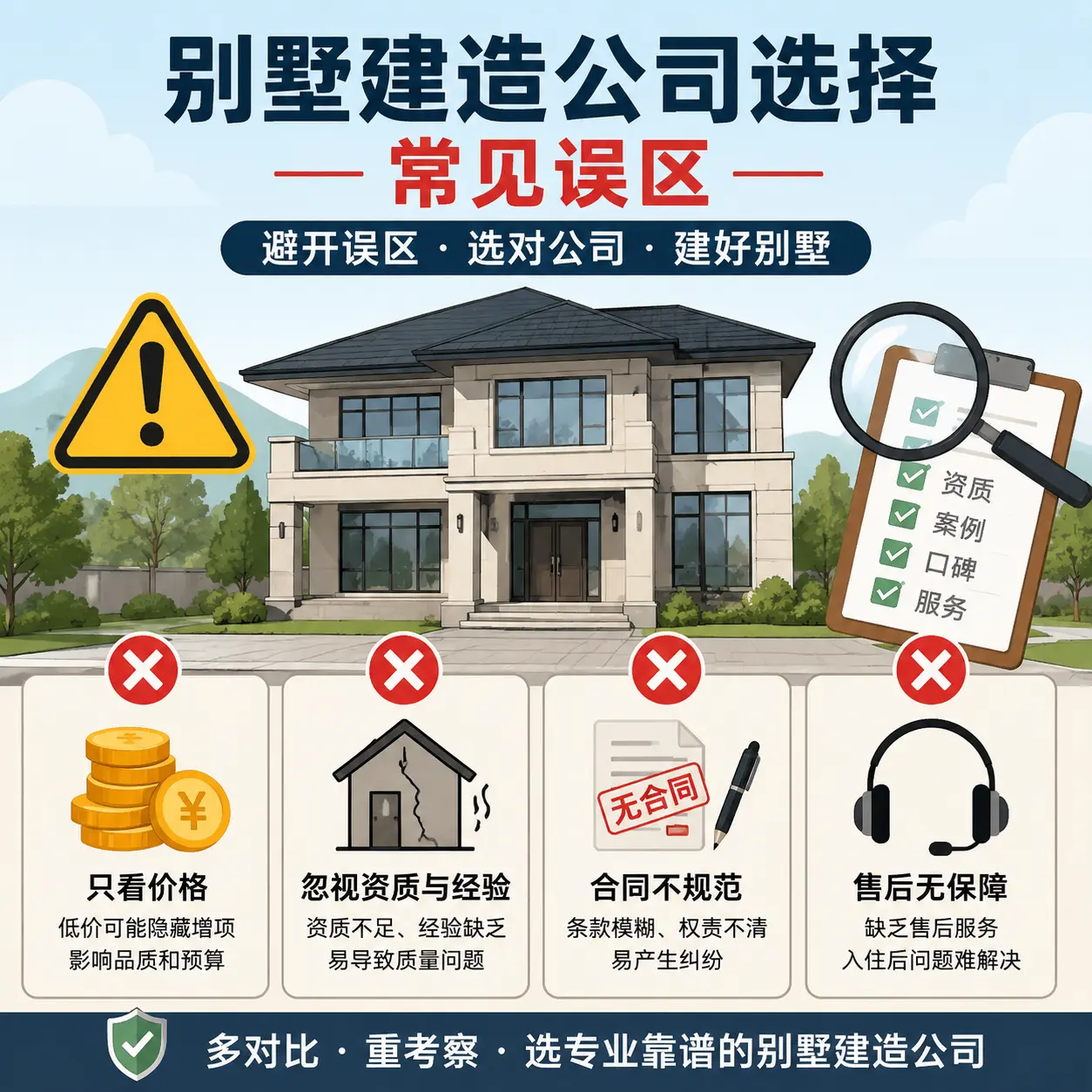 晴隆 别墅建造公司推荐：了解市场行情与服务内容
