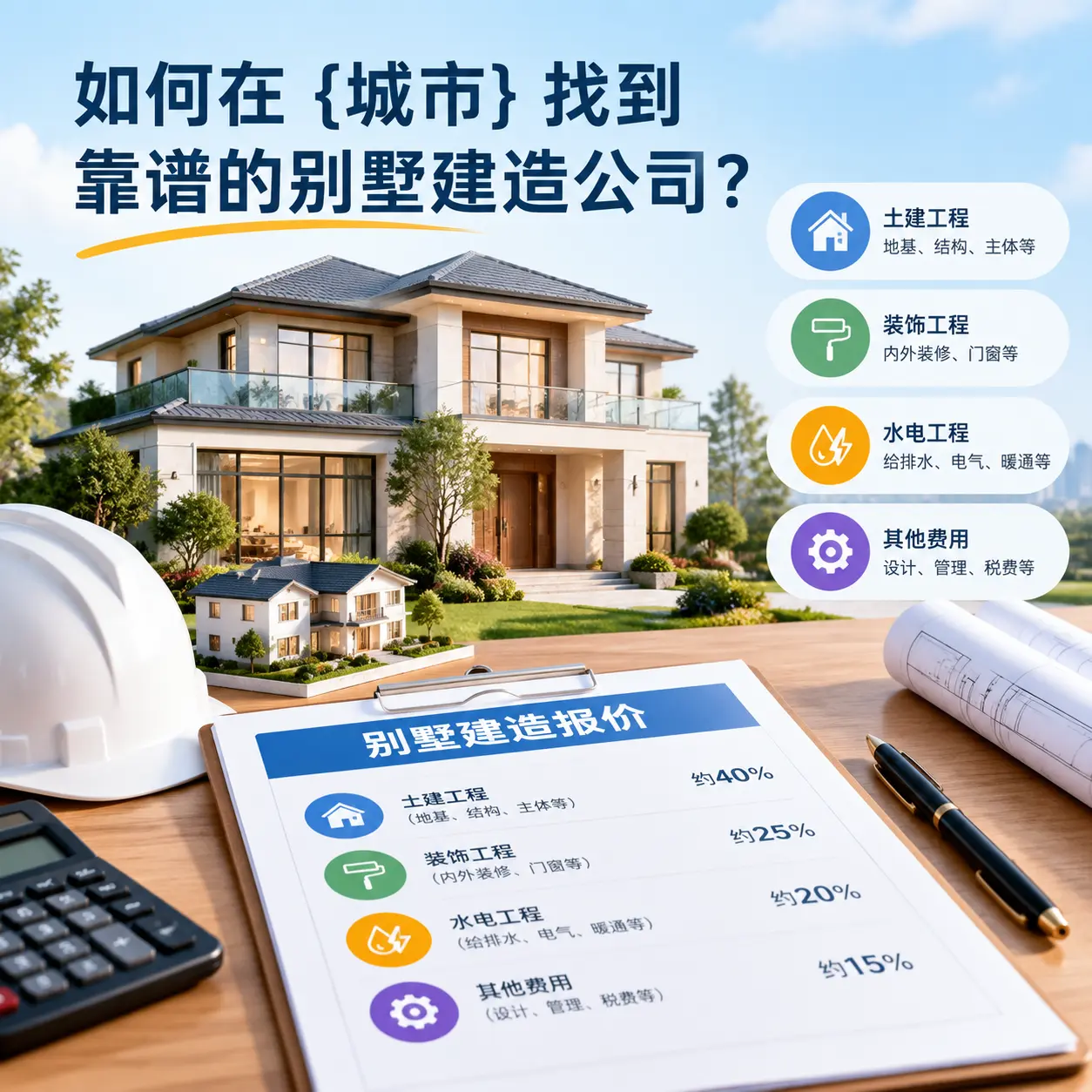 如何在 晴隆 找到靠谱的别墅建造公司？