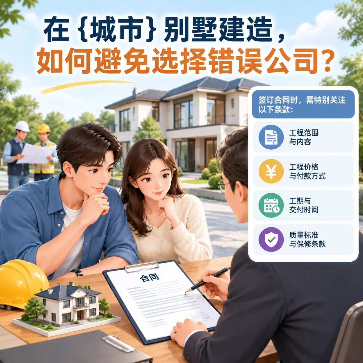 在 晴隆 别墅建造，如何避免选择错误公司？