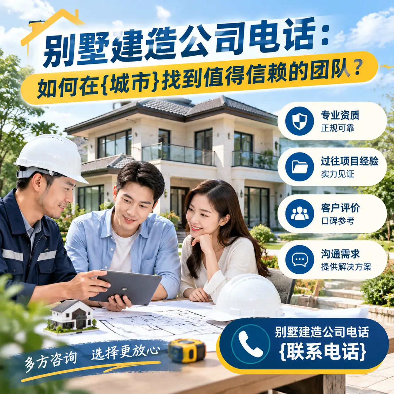 别墅建造公司电话:如何在晴隆找到值得信赖的团队?