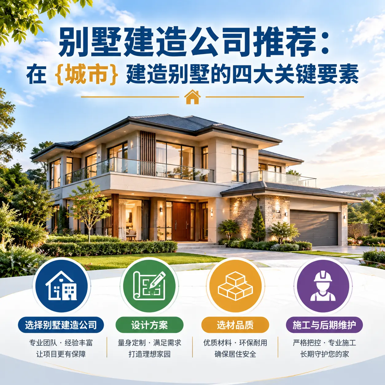 别墅建造公司推荐：在 晴隆 建造别墅的四大关键要素