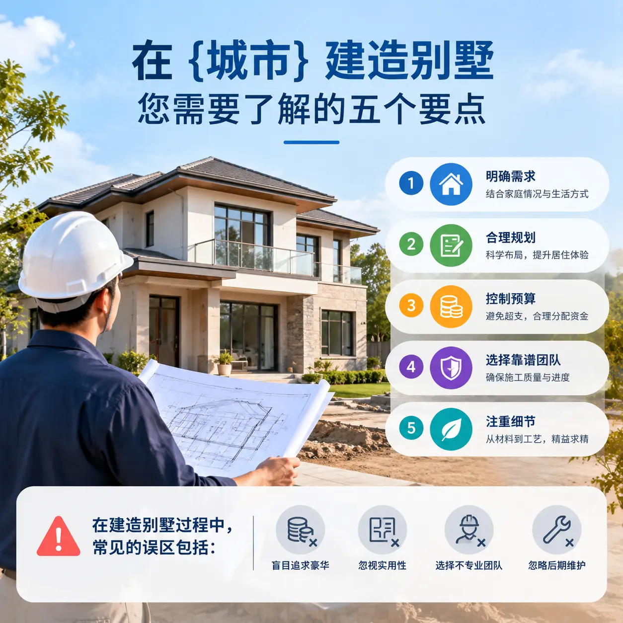 在 晴隆 建造别墅，您需要了解的五个要点