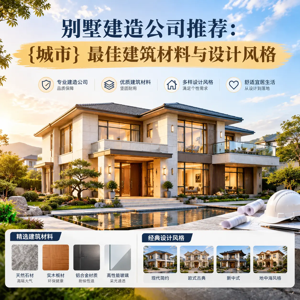 别墅建造公司推荐: 晴隆 最佳建筑材料与设计风格