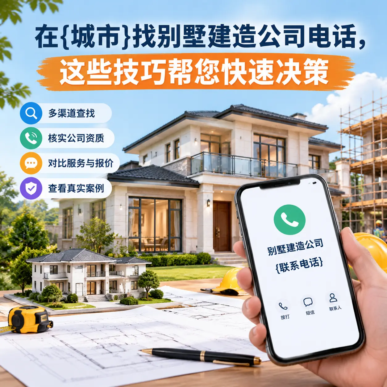在晴隆找别墅建造公司电话,这些技巧帮您快速决策