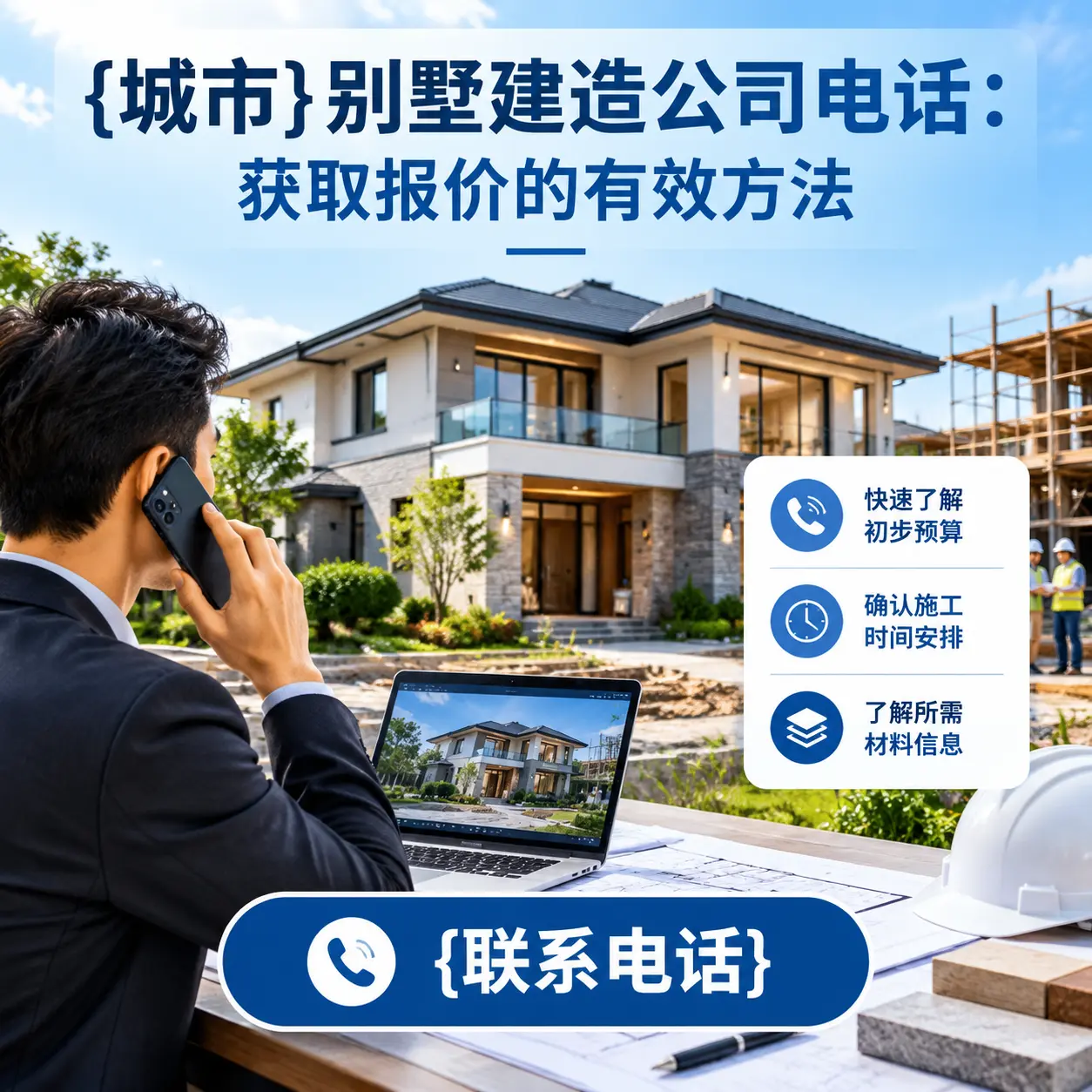 晴隆别墅建造公司电话:获取报价的有效方法