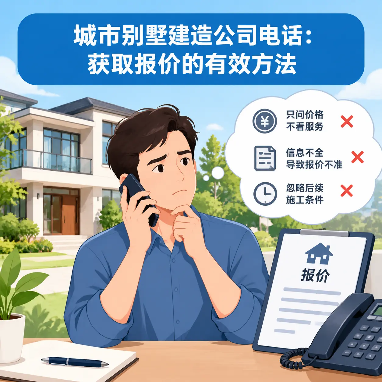 晴隆别墅建造公司电话:获取报价的有效方法