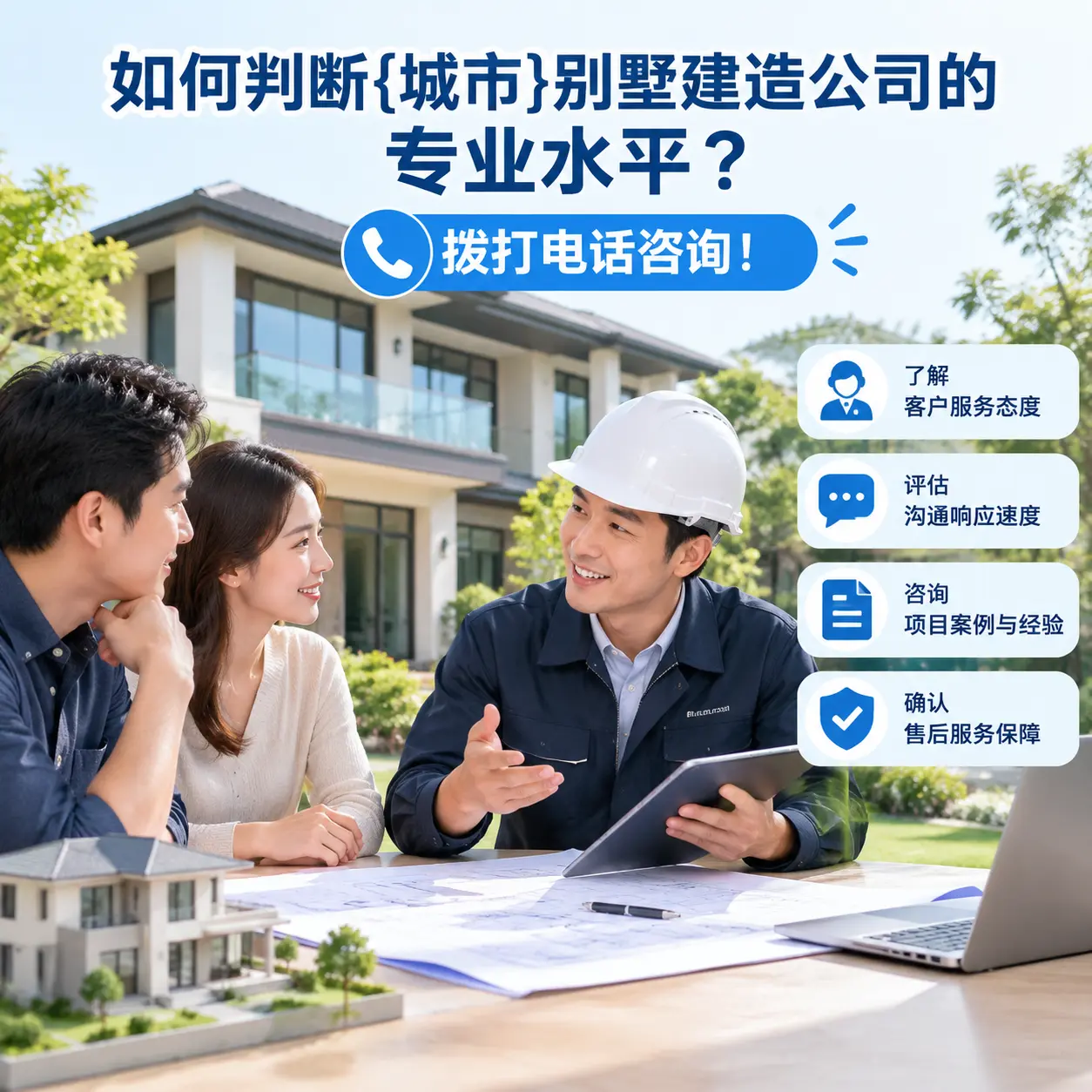 如何判断晴隆别墅建造公司的专业水平？拨打电话咨询！